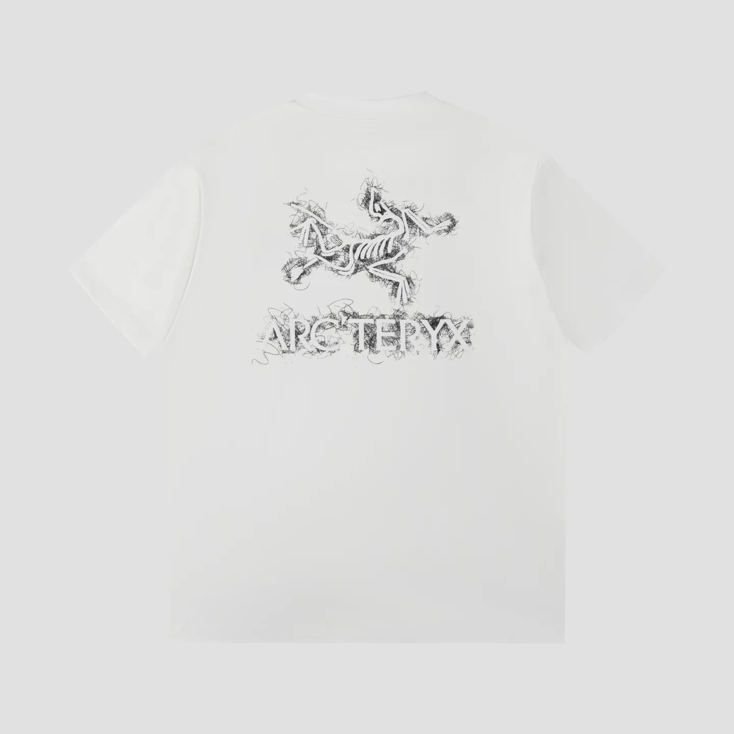 Ayc Teryx（ F 2） 2025FW T LOGO Premium 32s Same Style ：Black White Size：XS S M L